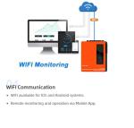 Anern 6200W Hybrid Solar Inverter 48V DC to 220-230VAC, Pure Sine Wave Solar Inverter with 120A MPPT Solar Charge Controller, Fit for 48V Lithium Lead-Acid Gel Battery Off-Grid System