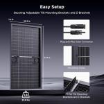 Callsun 400W Bifacial Solar Panel 2-Pack