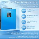 ZLPOWER UL1741 8000W DC 48V Solar Inverter, AC Input/Output 120V/240V(settable) Split Phase Pure Sine Wave Inverter, Built-in 2 MPPTs, Max 200A Battery Charging(Parallel/WiFi/BMS COMM), Batteryless