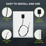 Newpowa 20W 12V Monocrystalline Solar Panel