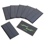 FellDen Micro Solar Panels Photovoltaic Solar Cells, 10PCS 5V 200mA Epoxy Solar Panel Kit Polycrystalline Solar Cells 110mmx60mm / 4.33"x 2.36"