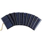SUNYIMA 10Pcs 5V 60mA Mini Polycrystalline Solar Panels Cells 68mmx37mm/2.67"x1.45" for DIY Solar Cells Projects Toys