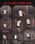 GarveeLife Power Cage: Multi-Functional Home Gym Rack