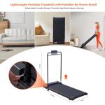 SUOUER Portable Walking Pad Treadmill with Handle