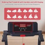 MCRG Electric Walking Pad Treadmill with Handles