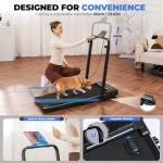 GORISE Foldable Walking Pad Treadmill with Adjustable Height