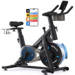 Merach Magnetic Exercise Bike with App and Dumbbell Rack