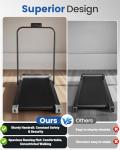 Compact Walking Pad Treadmill with Adjustable Incline