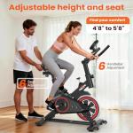 RELIFE Indoor Stationary Exercise Bike with LCD Monitor