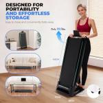 GORISE Foldable Walking Pad Treadmill with Adjustable Height