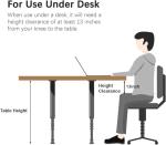 Portable Under Desk Mini Exercise Bike with LCD