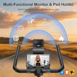 Silent Magnetic Resistance Exercise Bike for Home