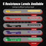 5-Level Resistance Pull Up Assistance Bands