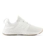 New Balance Women's Fresh Foam X Cruz V3 Running Shoe, White/White/Gum 020, 7 M
