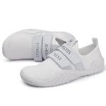 Skerxut Fitness Shoes Deadlift Shoes Cross-Trainer Sneakers for Men and Women (White, 4 Men/5 Women)