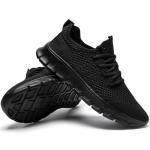 YRLTYO Mens Tennis Shoes Running Sneaker Slip On Walking Gym Workout Athletic Breathable Lightweight Jogging Casual Sport Shoes Black Size 8.5
