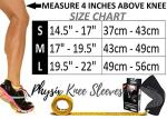 PHYSIX GEAR Knee Support Brace - Premium Recovery & Compression Sleeve for Meniscus Tear, ACL, MCL Running & Arthritis - Best Neoprene Stabilizer Wrap for Crossfit, Squats & Workouts (Single Grey L)