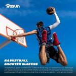 ROXUN 4 Pairs Arm Sleeves, Cooling UV Sun Protection Sports Compression for Men/Women 4 Black