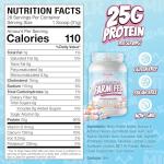 Axe & Sledge Farm Fed 100% Whey Protein Isolate | 25g Protein | Low Carb, Low Sugar, Soy Free, Gluten Free | Protein Powder for Men and Women | Keto | Made in The USA | 28 Servings, Marshmallow Milk