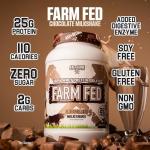 Axe & Sledge Farm Fed 100% Whey Protein Isolate | 25g Protein | Low Carb, Low Sugar, Gluten Free | Protein Powder for Men and Women | Keto | Made in The USA | 28 Servings, Chocolate Milkshake