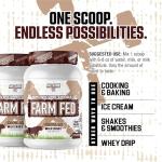Axe & Sledge Farm Fed 100% Whey Protein Isolate | 25g Protein | Low Carb, Low Sugar, Gluten Free | Protein Powder for Men and Women | Keto | Made in The USA | 28 Servings, Chocolate Milkshake