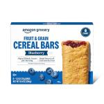 Amazon Grocery, Blueberry Fruit & Grain Cereal Bars, 1.3 Oz, 8 Ct