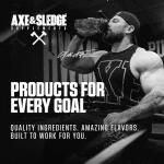 Axe & Sledge Farm Fed 100% Whey Protein Isolate | 25g Protein | Low Carb, Low Sugar, Gluten Free | Protein Powder for Men and Women | Keto | Made in The USA | 28 Servings, Chocolate Milkshake