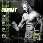 MusclePharm Combat Protein Powder, Vanilla Flavor, Fuels Muscles for Productive Workouts, 5 Protein Sources including Whey Protein Isolate & Egg Albumin, Gluten Free, 4 lb, 52 Servings