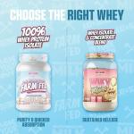 Axe & Sledge Farm Fed 100% Whey Protein Isolate | 25g Protein | Low Carb, Low Sugar, Soy Free, Gluten Free | Protein Powder for Men and Women | Keto | Made in The USA | 28 Servings, Marshmallow Milk