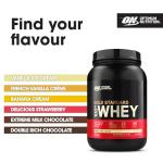 Optimum Nutrition Gold Standard 100% Whey Protein Powder, Vanilla Ice Cream, 2 Pound (Packaging May Vary)