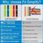 Fit Simplify Resistance Loop Bands with Guide & Bag