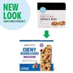 Amazon Grocery, Fruit & Nut Chewy Granola Bars, 7.4 Oz, 6 Ct
