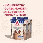Atkins Milk Chocolate Delight High Protein Shake, 15g Protein, 2g Net Carb, 1g Sugar, Keto Friendly, Chocolate Flavored Protein Shakes, 12 Count