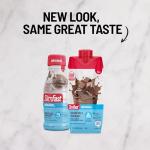 SlimFast Meal Replacement Shake, Original Creamy Milk Chocolate, No Added Sugar, Meal Replacement Shakes, 10g Ready to Drink Protein, 5g Fiber, 25 Vitamins and Minerals, 11 Fl. Oz, 12 Count