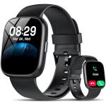 Smart Watch with Alexa Built-in, 1.83" HD Touchscreen Fitness Tracker with Bluetooth Calling, Fitness Watch with Heart Rate/Sleep Monitor, 120+ Sports Modes, IP68 Waterproof Smartwatch for Android iOS