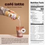 Premier Protein Shake, Café Latte, Caffeinated, 30g Protein, No Added Sugar, 24 Vitamins & Minerals to Support Immune Health, 11.5 fl oz, 12 Pack