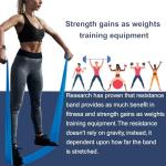 AZURELIFE Long Non-Latex Resistance Exercise Bands