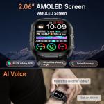 Smart Watch for Men Fitness Tracker: Military Waterproof Make Answer Call Digital Mens Watches Running Step Pedometer Smartwatch Android Phone iPhone Samsung Compatible Sleep SpO2 Heart Rate Monitor