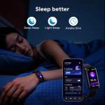 pixtlcoe Fitness Smart Trackers with 24/7 Health Monitoring,Heart Rate Sleep Blood Oxygen Monitor/Calorie Steps Counter Pedometer Activity Tracker/Smart Notifications for Men Women