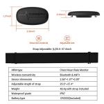 COOSPO H6 Heart Rate Monitor Chest Strap Bluetooth 4.0 ANT+ IP67 Chest Heart Rate Sensor for Peloton Polar DDP Yoga Map My Ride Garmin Sports Watches