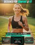 Powr Labs Bluetooth and ANT+ Heart Rate Monitor Chest Strap - All Day Comfort, Easy Connectivity - Compatible with Polar, Garmin, Peloton, Wahoo