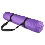 High-Density 1/4-Inch Non-Slip Yoga Mat with Pad