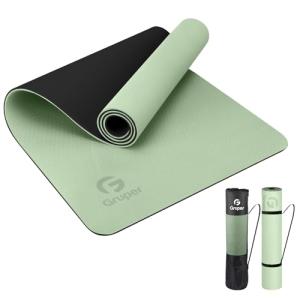 Eco-Friendly Non-Slip Yoga Mat with Strap