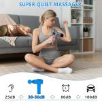 APHERMA Massage Gun, Muscle Massage Gun for Athletes Handheld Electric Deep Tissue Back Massager, Percussion Massage Device for Pain Relief with 30 Speed Levels 9 Heads
