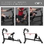 Valor Fitness Back Stretch Machine - Total Body Leg Stretching Equipment Home Gym Flexibility Therapy Workout Max Weight 350 Pounds - Straps Included