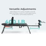 Sunny Health & Fitness Inversion Traction & Stretch Decompression Table - 400 LB Weight Capacity - For Lumbar Stretching, Lower Back Pain Relief, Improved Posture Correction, Rehab - SF-BH623052