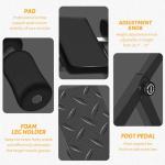 SUCXDZQ Roman Chair Back Extender - Angle & Height Dual Adjustable Hyperextension Bench for Home Gym - Adjustable Back Exercise Machine Fitness Equipment (Black)