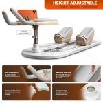 FlexiHome Spine Twist and Stretch Trainer, Adjustable Back Stretcher Machine, Detachable Waist Workout Equipment for Lower Back Pain Relief, Spine Decompression, Leg Stretching & Core Activation