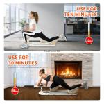 FlexiHome Spine Twist and Stretch Trainer, Adjustable Back Stretcher Machine, Detachable Waist Workout Equipment for Lower Back Pain Relief, Spine Decompression, Leg Stretching & Core Activation