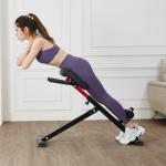 VEVOR Roman Chair Hyperextension Bench, 250 lbs Adjustable & Foldable Extension Machine, Multi-Function Exercise Equipment for Glute, Hamstring, Back, and Ab Workout, Fitness Weight Bench for Home Gym